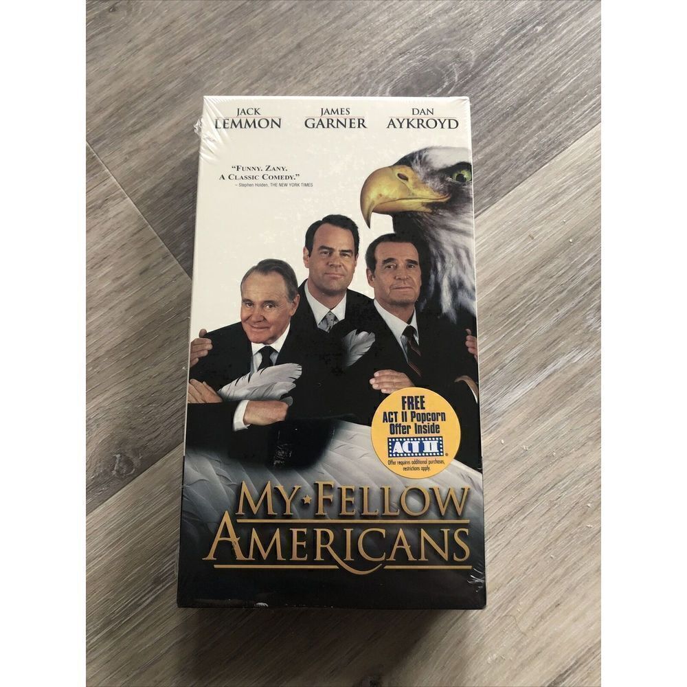 My Fellow Americans VHS Jack Lemmon, James Garner, Dan Aykroyd Comedy